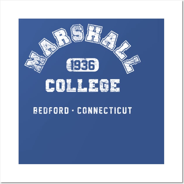 Marshall College 1936 (aged look) Wall Art by MoviTees.com